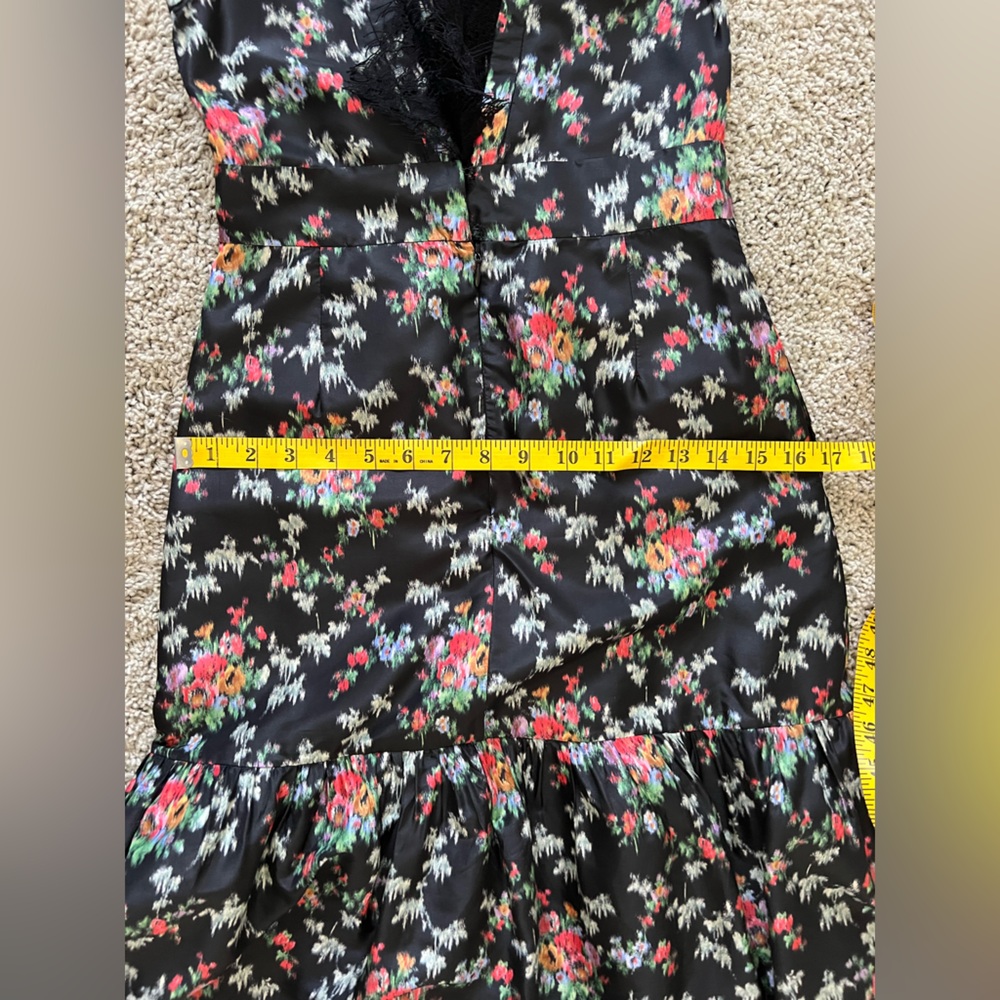 2018 BROCK COLLECTION 100% SILK Floral dress- BEAUTIFUL! Size 4 - Picture 10 of 15
